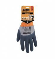 Перчатки полиэстеровые вспен.латексн.покр.Комфорт базальт Fiberon разм.10(XL)