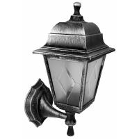 купить Светильник садово-парковый настенный 60Вт E27 пластик серебро IP44 4х гранный в Сыктывкаре Светильник садово-парковый настенный 60Вт E27 пластик серебро IP44 4х гранный