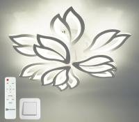 Светильник потолочный (люстра) свд 120Вт 3000-6500К 12000лм белый пульт диммер