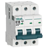 Автомат 3Р 10А C 10кА ВА-105 DEKraft , 