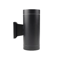 купить Светильник настенный 2*20Вт GX53 IP65 черный металл Jazzway  в Сыктывкаре Светильник настенный 2*20Вт GX53 IP65 черный металл Jazzway