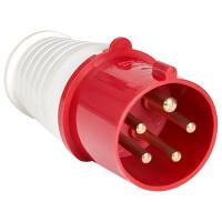 Вилка силовая переносная 32А 3P+PE+N IP44 025 EKF