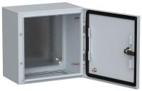 купить Корпус ЩМП-1- 300*300*200мм IP66 сталь серый IEK в Сыктывкаре Корпус ЩМП-1- 300*300*200мм IP66 сталь серый IEK