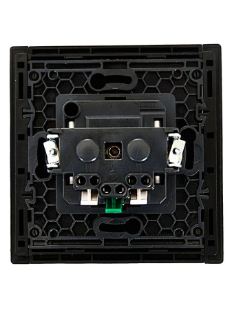 купить Фортепиано черный механизм розетки скрытая 1-мест заземление IP20  в Сыктывкаре Фортепиано черный механизм розетки скрытая 1-мест заземление IP20