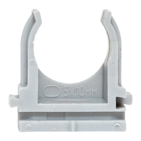 купить Держатель для трубы 20мм серый 100шт EKF  в Сыктывкаре Держатель для трубы 20мм серый 100шт EKF