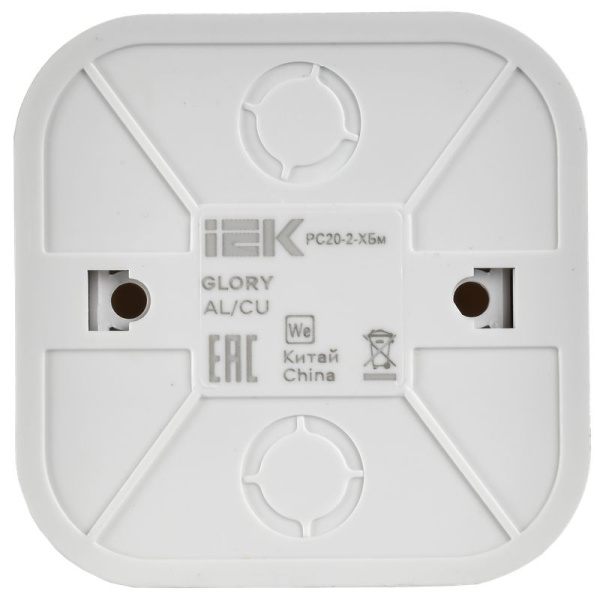 купить Глори белый розетка открытая 1-мест IP20  в Сыктывкаре Глори белый розетка открытая 1-мест IP20