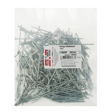 купить Гвоздь 1,8*50мм финишный цинк 0,5кг в Сыктывкаре Гвоздь 1,8*50мм финишный цинк 0,5кг