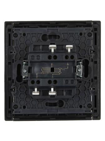 купить Фортепиано серый переключатель перекрестный 1кл скрытая 10А IP20  в Сыктывкаре Фортепиано серый переключатель перекрестный 1кл скрытая 10А IP20