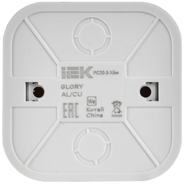 купить GLORY Роз. с з/к без з/ш о/у 16А РС20-3-ХБм бел. м. IEK в Сыктывкаре GLORY Роз. с з/к без з/ш о/у 16А РС20-3-ХБм бел. м. IEK