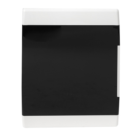 Бокс 24мод встраиваемый  белый черная прозрачная дверь IP41 SlimBox EKF
