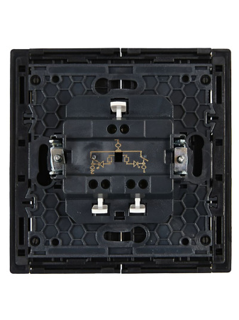 купить Фортепиано черный выключатель 2кл с подсветкой скрытая 10А IP20  в Сыктывкаре Фортепиано черный выключатель 2кл с подсветкой скрытая 10А IP20