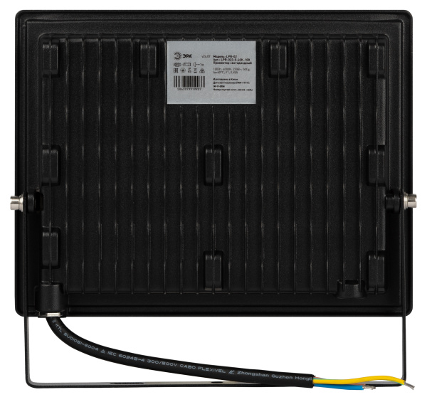 Прожектор свд 100Вт  4000К 8000лм черный IP65 120° Стандарт ЭРА 