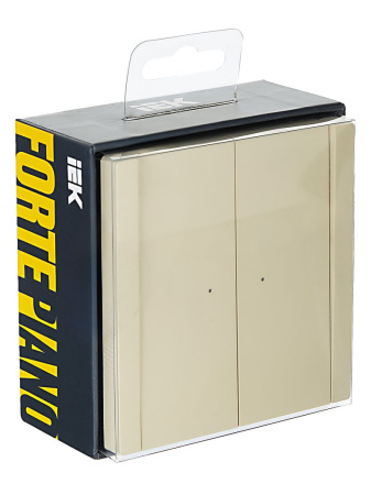 купить Фортепиано ваниль выключатель 2кл с подсветкой скрытая 10А IP20  в Сыктывкаре Фортепиано ваниль выключатель 2кл с подсветкой скрытая 10А IP20