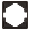 купить MIELE ROUND Рамка 1-постовая черная KRANZ в Сыктывкаре MIELE ROUND Рамка 1-постовая черная KRANZ