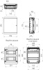 Бокс 18мод встраиваемый  белый прозрачная дверь IP40 ЩРВ-П ЭРА COMFORT