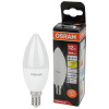 купить Лампа свеча свд Е14 12Вт 3000К 960лм B39 матовая Osram LED Value black в Сыктывкаре Лампа свеча свд Е14 12Вт 3000К 960лм B39 матовая Osram LED Value black