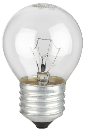 купить Лампа шар накал Е27 40Вт 390лм G45 прозрачный ЭРА в Сыктывкаре Лампа шар накал Е27 40Вт 390лм G45 прозрачный ЭРА