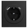 купить MIELE STRONG Розетка 1-ая с/з с/у з/ш 16А с USB A+C быстрой зарядки 5В/3А антрацит KRANZ в Сыктывкаре MIELE STRONG Розетка 1-ая с/з с/у з/ш 16А с USB A+C быстрой зарядки 5В/3А антрацит KRANZ