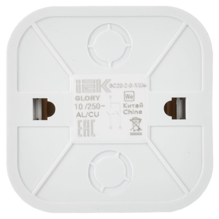 купить Глори шампань выключатель 2кл открытая 10А IP20   в Сыктывкаре Глори шампань выключатель 2кл открытая 10А IP20