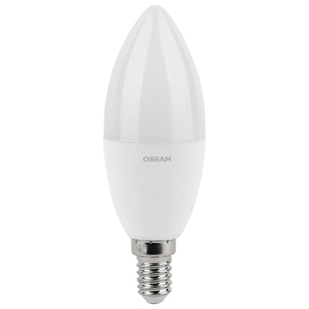купить Лампа свеча свд Е14 10Вт 6500К 800лм B37 матовая Osram LED Value в Сыктывкаре Лампа свеча свд Е14 10Вт 6500К 800лм B37 матовая Osram LED Value