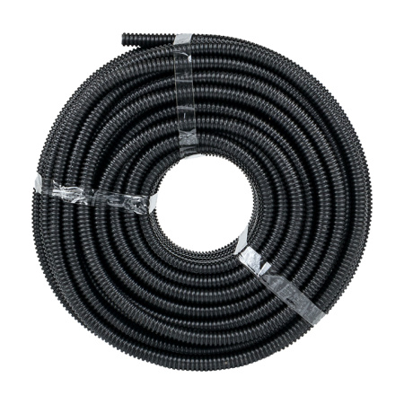 купить Труба гофра 16мм ПНД легкая 100м EKF черный в Сыктывкаре Труба гофра 16мм ПНД легкая 100м EKF черный