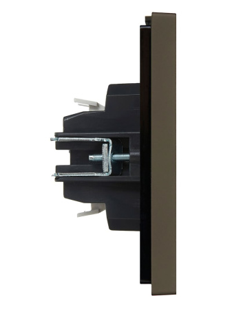 купить Фортепиано серый выключатель 2кл с подсветкой скрытая 10А IP20  в Сыктывкаре Фортепиано серый выключатель 2кл с подсветкой скрытая 10А IP20