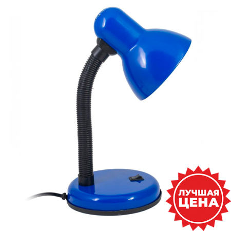 купить Светильник настольный 40Вт E27 синий подставка  в Сыктывкаре Светильник настольный 40Вт E27 синий подставка