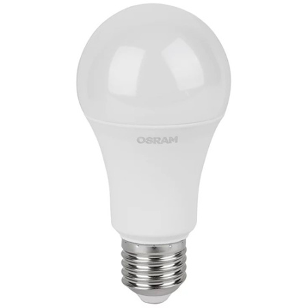 Лампа светодиодная 220В Е27 25Вт 6500К 2000лм стандарт A70 матовая Osram LED Value black