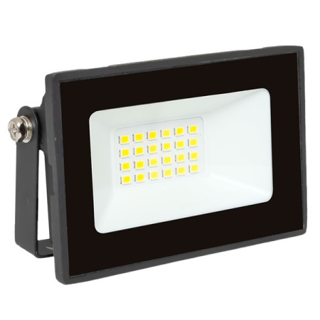 Прожектор свд 20Вт 6500К 1600лм черный IP65 110° Luma EKF FLL-3002