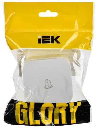 купить Глори белый выключатель кнопочный 1кл открытая 10А IP20  в Сыктывкаре Глори белый выключатель кнопочный 1кл открытая 10А IP20