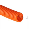 Труба гофра 25мм ПНД легкая оранжевый с протяжкой DKC 50м