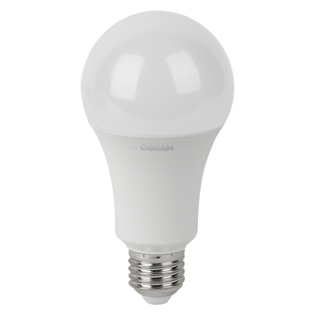Лампа светодиодная 220В Е27 20Вт 3000К 1600лм стандарт A70 матовая Osram LED Value black