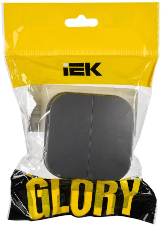 купить Глори сталь выключатель 2кл открытая 10А IP20   в Сыктывкаре Глори сталь выключатель 2кл открытая 10А IP20