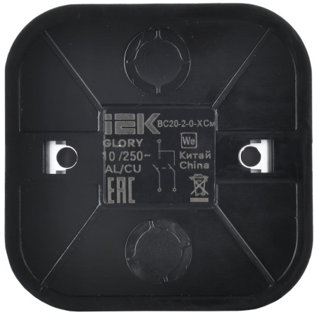 купить Глори сталь выключатель 2кл открытая 10А IP20   в Сыктывкаре Глори сталь выключатель 2кл открытая 10А IP20