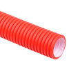 купить Труба гофра 63мм ПНД тяжелая двустенная 50м IEK красный  в Сыктывкаре Труба гофра 63мм ПНД тяжелая двустенная 50м IEK красный