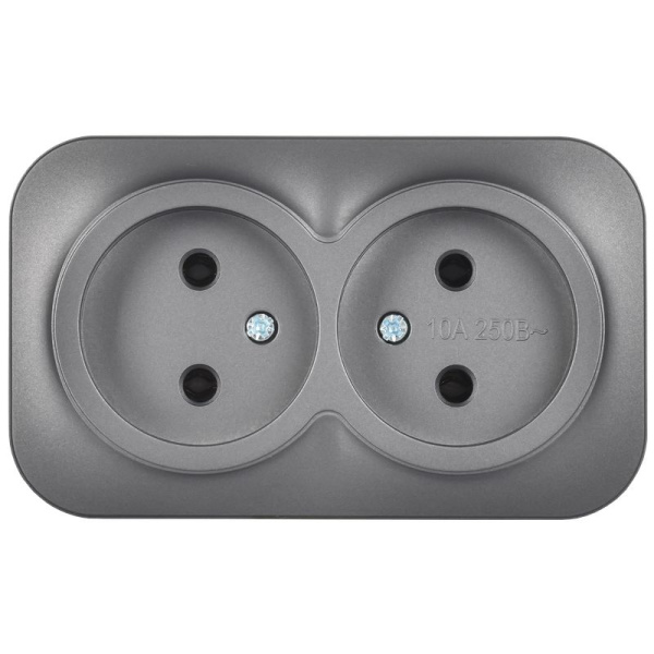 купить GLORY Роз. 2-я без з/к/ш о/у 10А РС22-2-ХСм сталь м. IEK в Сыктывкаре GLORY Роз. 2-я без з/к/ш о/у 10А РС22-2-ХСм сталь м. IEK