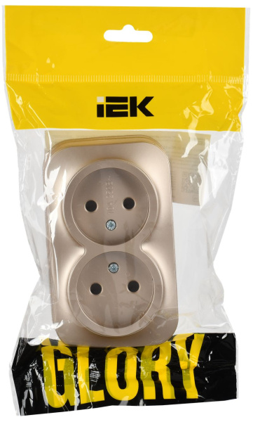 купить GLORY Роз. 2-я без з/к/ш о/у 10А РС22-2-ХШм шамп. м. IEK в Сыктывкаре GLORY Роз. 2-я без з/к/ш о/у 10А РС22-2-ХШм шамп. м. IEK