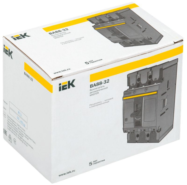 Автомат 3Р 125А 25кА ВА88-32 IEK MASTER