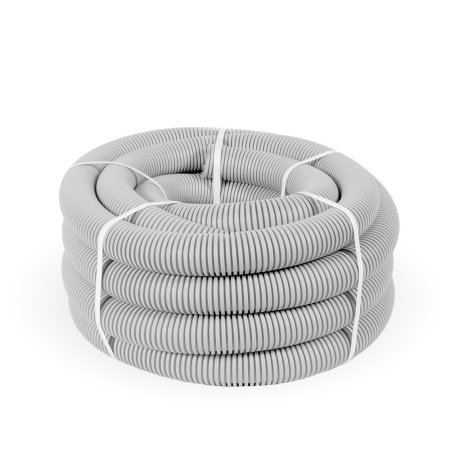 купить Труба гофра 50мм ПВХ 15м серый ПРОМРУКАВ с протяжкой в Сыктывкаре Труба гофра 50мм ПВХ 15м серый ПРОМРУКАВ с протяжкой