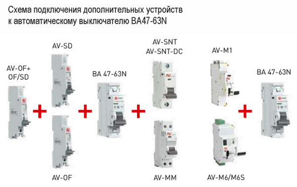 Автомат 4Р 63А C 4,5кА ВА47-63N EKF PROxima 