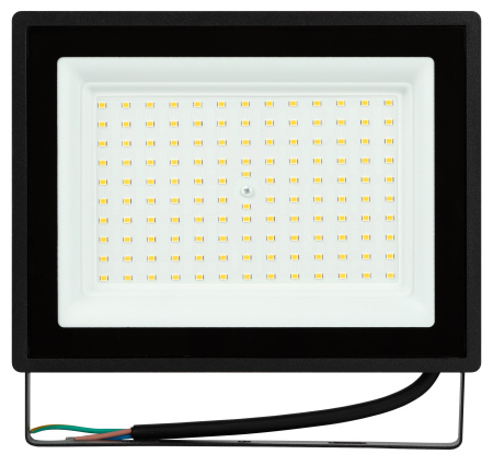 Прожектор свд 100Вт  4000К 8000лм черный IP65 120° Стандарт ЭРА 