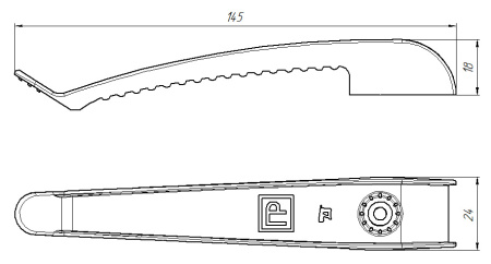 купить Держатель кабеля односторонний 0-10мм пластик черный ПРОМРУКАВ 20шт в Сыктывкаре Держатель кабеля односторонний 0-10мм пластик черный ПРОМРУКАВ 20шт