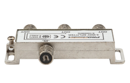 купить Делитель TVх3 5-1000МГц +4F-разъема в Сыктывкаре Делитель TVх3 5-1000МГц +4F-разъема