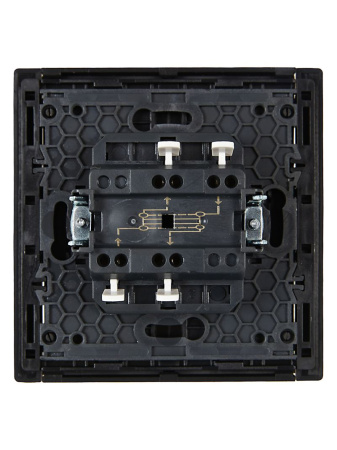 купить Фортепиано черный переключатель перекрестный 1кл скрытая 10А IP20  в Сыктывкаре Фортепиано черный переключатель перекрестный 1кл скрытая 10А IP20