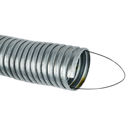 купить Металлорукав 38мм сталь IP00 Р3-ЦХ с протяжкой EKF 25м в Сыктывкаре Металлорукав 38мм сталь IP00 Р3-ЦХ с протяжкой EKF 25м