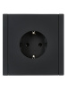 купить Фортепиано черный механизм розетки скрытая 1-мест заземление IP20  в Сыктывкаре Фортепиано черный механизм розетки скрытая 1-мест заземление IP20