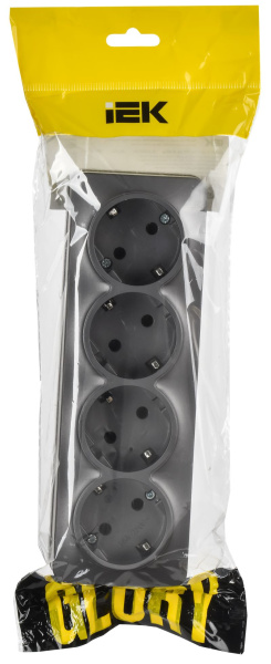 купить Глори сталь розетка открытая 4-мест заземление IP20  в Сыктывкаре Глори сталь розетка открытая 4-мест заземление IP20