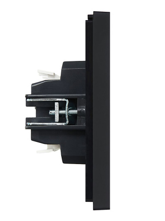 купить Фортепиано черный переключатель 2кл с подсветкой скрытая 10А IP20  в Сыктывкаре Фортепиано черный переключатель 2кл с подсветкой скрытая 10А IP20