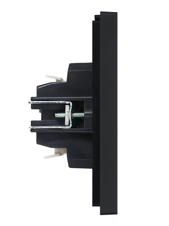 купить Фортепиано черный выключатель 2кл с подсветкой скрытая 10А IP20  в Сыктывкаре Фортепиано черный выключатель 2кл с подсветкой скрытая 10А IP20