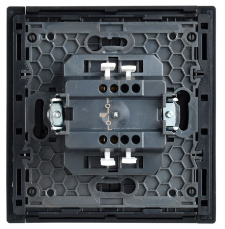 купить Фортепиано черный выключатель кнопочный 1кл скрытая 10А IP20  в Сыктывкаре Фортепиано черный выключатель кнопочный 1кл скрытая 10А IP20